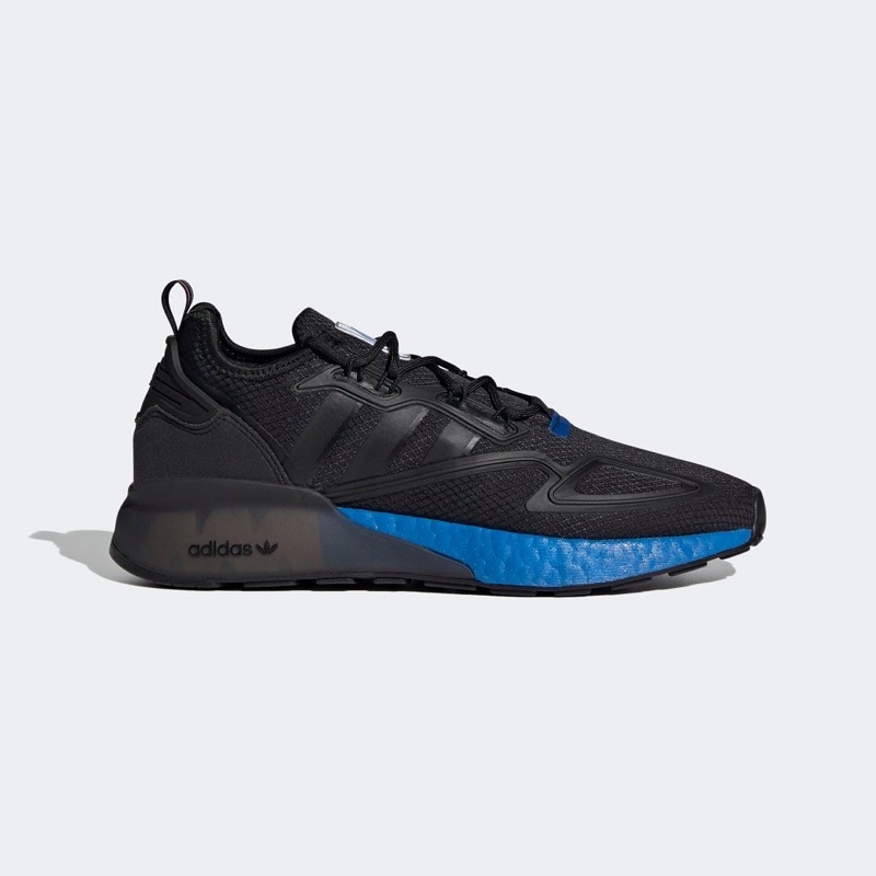 Adidas Men ZX 2K Boost Shoes Black Blue Original