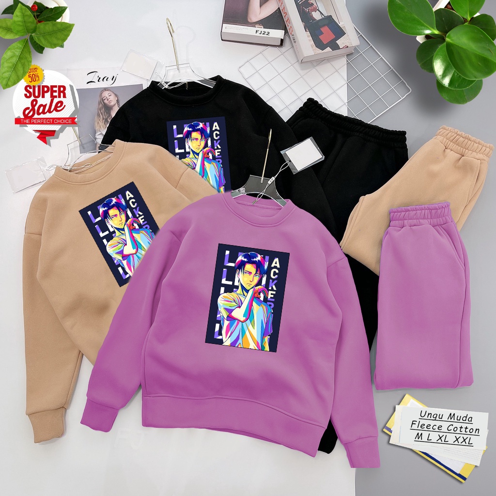 Sweater Levi Ackerman Aesthetic | Sweater Pria &amp; Wanita | Dhea Fashion | Untitres