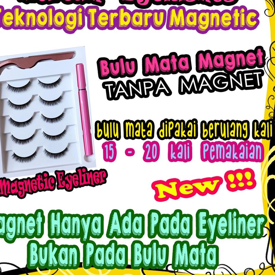 Event [11.11] Love Dove BULU MATA MAGNET Natural Korean Eyelashes Magnetic Eyeliner PREMIUM ORIGINAL