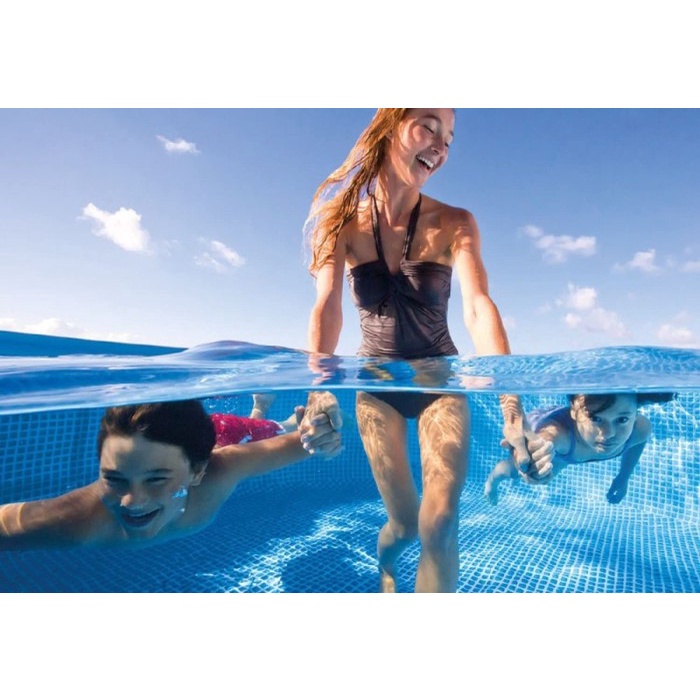 Intex 28271 Kolam Renang Anak Keluarga Family Rectangular 2.6 Meter #Dragonball_88