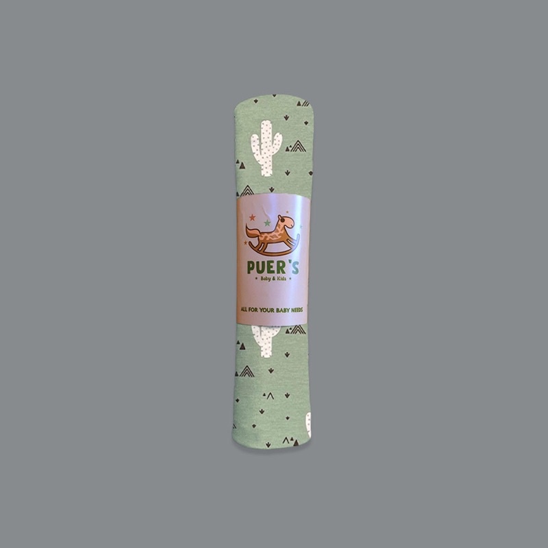 BEDONG BAYI (SWADDLE BABY) PUER'S GREEEN CACTUS