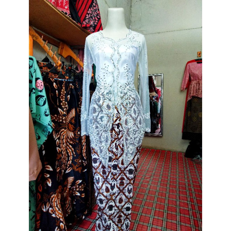 setelan kebaya akad Payet murah
