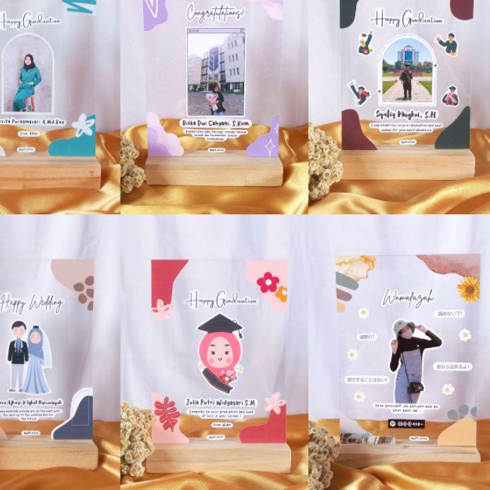 

Grand Seller|SQ25|ACRYLIC GIFT CUSTOM +BOX PITA (SEHARI JADI)
