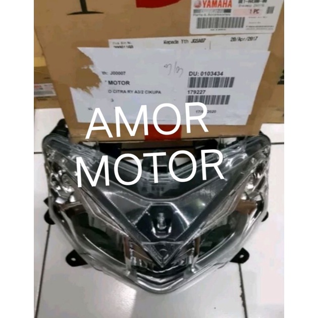 lampu depan aerox 125 reflektor lampu depan yamaha  aerox 125 original