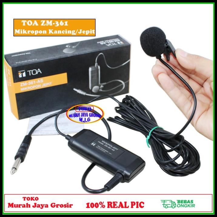 Mic Jepit Toa Zm-360 Original Bergaransi Resmi Toa
