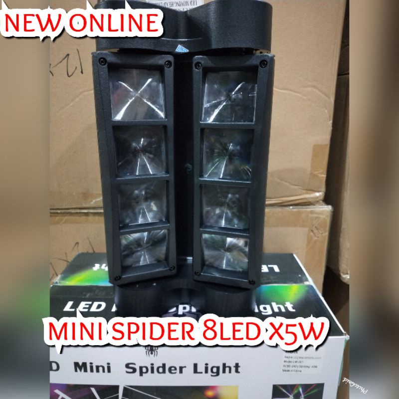 MINI MOVING SPIDER 8LED POWER 40WATT