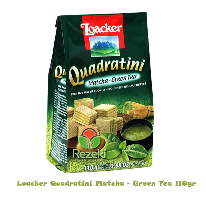 

⭐ COD ⭐ Loacker Quadratini Matcha [110 gr]