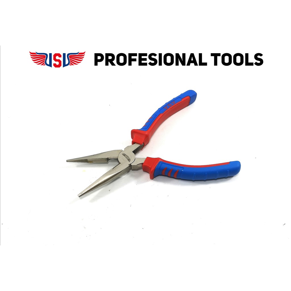 VSV Tang Lancip 8&quot; Long Nose Plier 8&quot; Lebih tahan karat