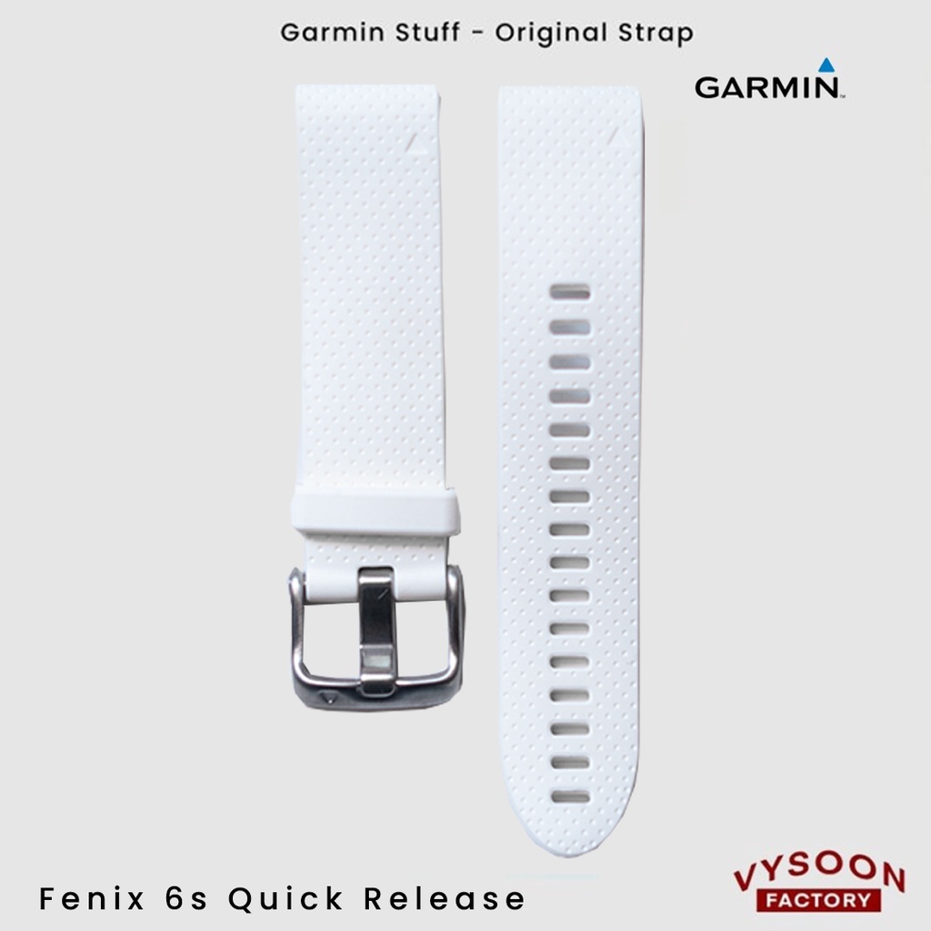 Strap Rubber Tali Jam Smartwatch Garmin Fenix 6s QR Original - White