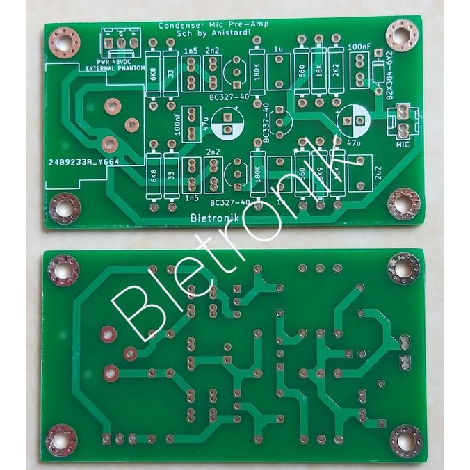 ] PCB Condenser MIC Pre-Amp