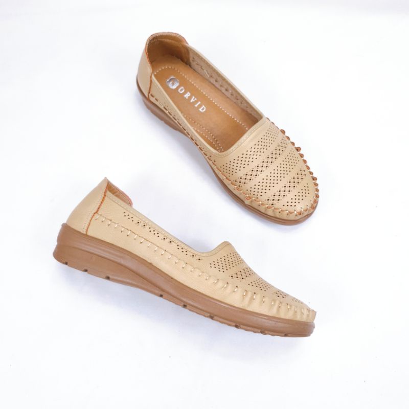 Norvid Sepatu Wanita Impor Flat Shoes SlipOn N26156