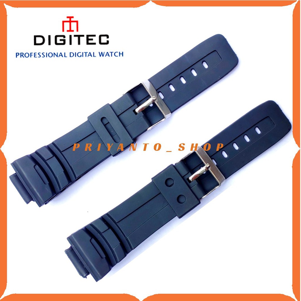 Strap Tali jam Tangan Digitec 3045 Digitec DG-3045T Oem Rubber Watch Digitec 3045