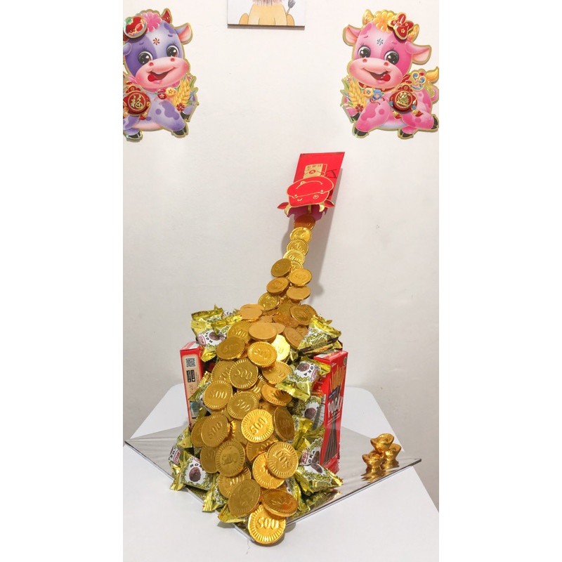 

pot of luck snack tower