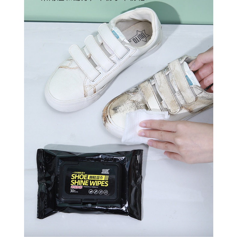 NEW Tissue Basah Pembersih Sepatu Quick Wipes Shoe Cleaner