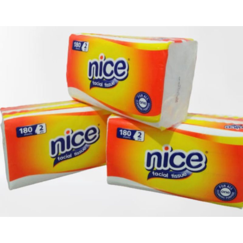 Tisu nice 180 sheets 2ply