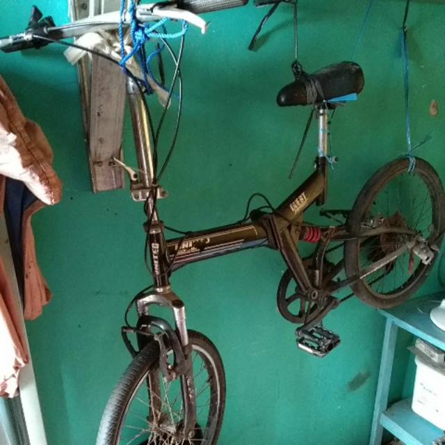 sepeda lipat united black