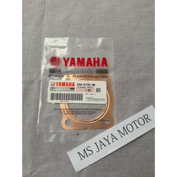 gasket perpak paking blok head kop kob yamaha fizr fiz force one 1 ori original
