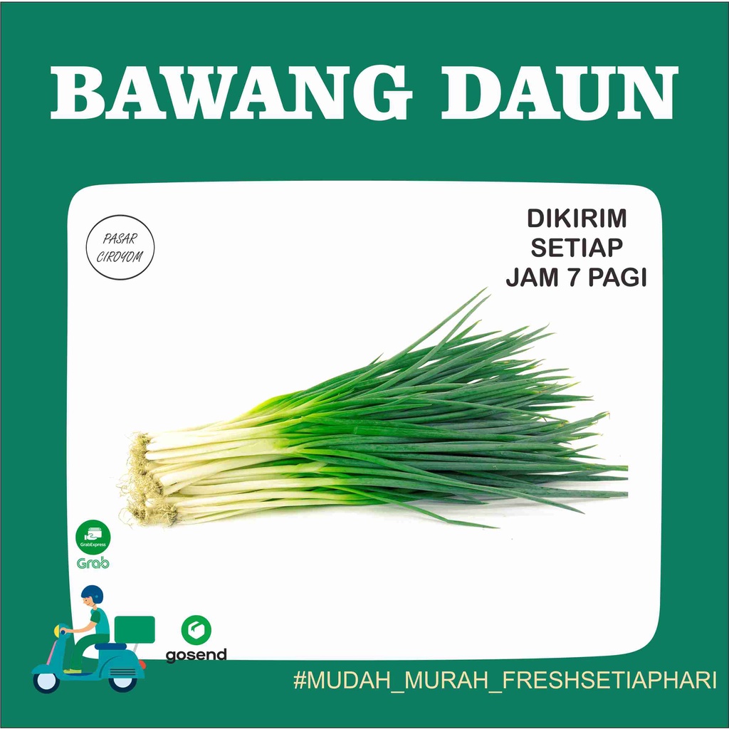 

BAWANG DAUN FRESH MURAH BANDUNG 250g