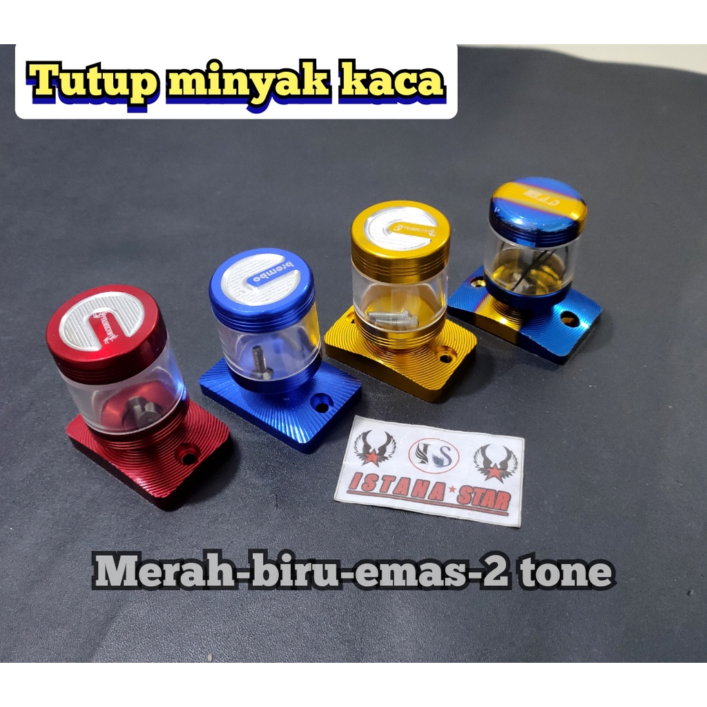 Tutup Minyak Rem Stempel Full CNC Untuk Motor SUZUKI / SATRIA FU / VIXION / RX KING / BYSON / CB150 / PCX -