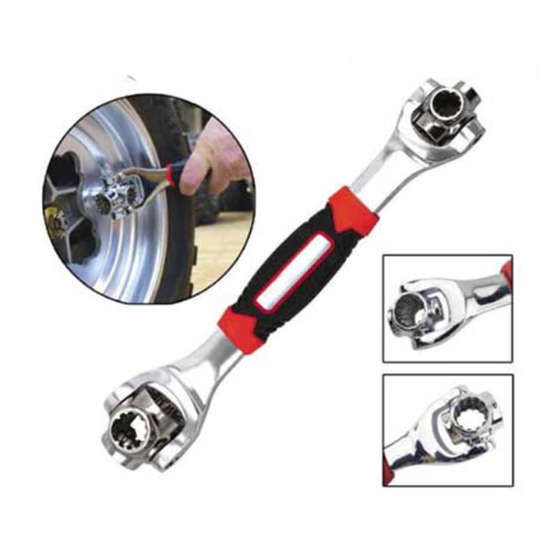 Kunci Pas 8in1 Universal Wrench Socket 360° Ring Pas set Mur Baut Universal Tiger Multitool