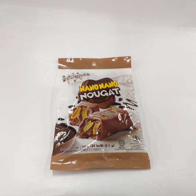Nano Nano Nougat Coklat 80gr