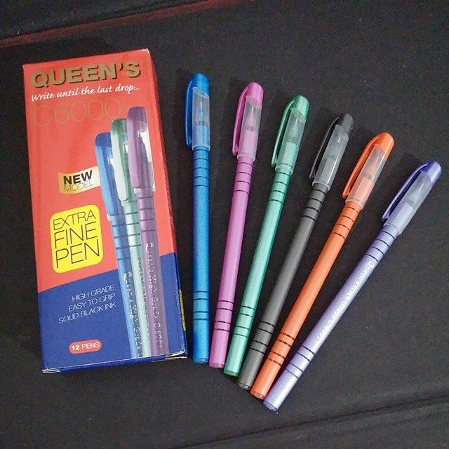 

pulpen faster queen c6000 warna hitam ballpoint pen bolpoin pena black