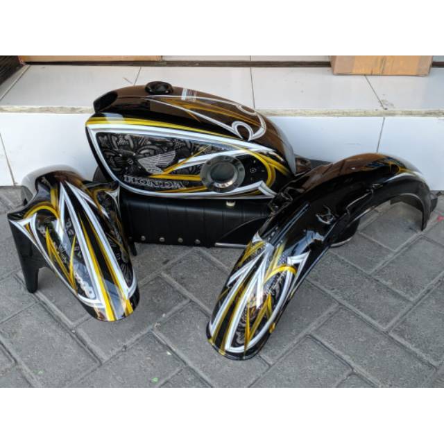 BAJU SET CB BODY SET CB GLATIK BAHAN DRUM CAT