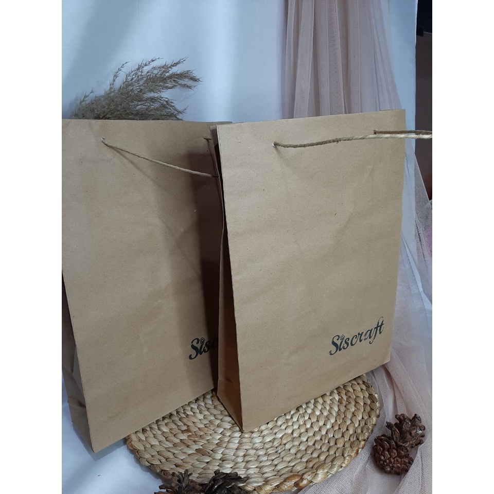 

Paperbag coklat / paper bag Hampers SISCRAFT