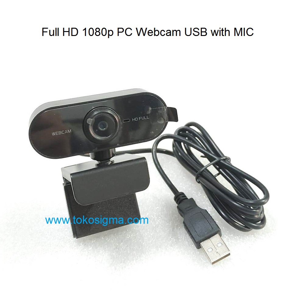 FHD 1080P Webcam USB PC Web Camera + Mic Video Call WA Meet Zoom Team