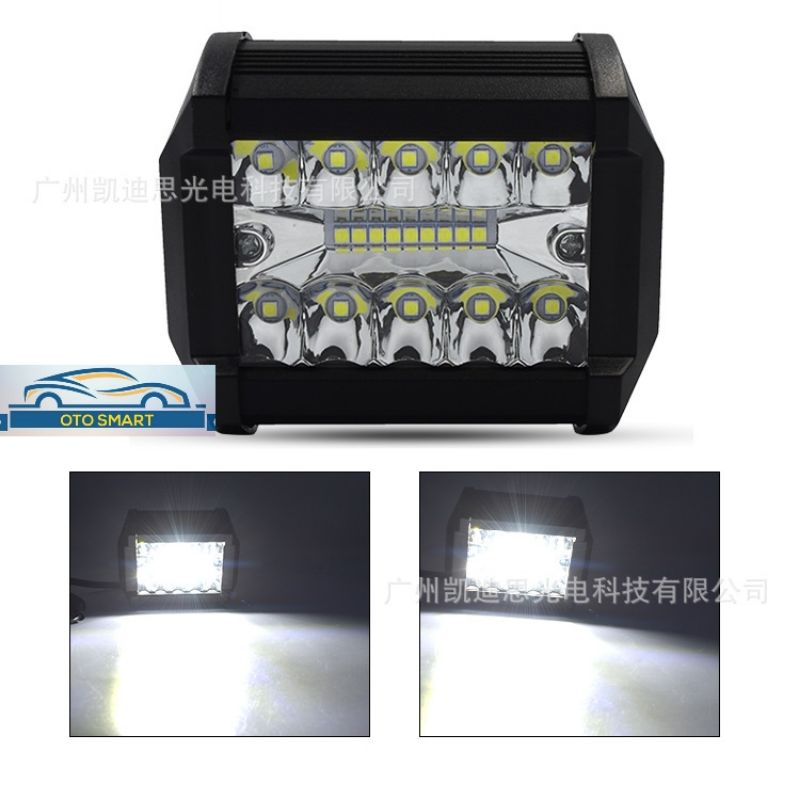 LAMPU TEMBAK SOROT LED BAR CREE CWL 57W 20 MATA 3 SUSUN LAMPU LED MOBIL DAN MOTOR