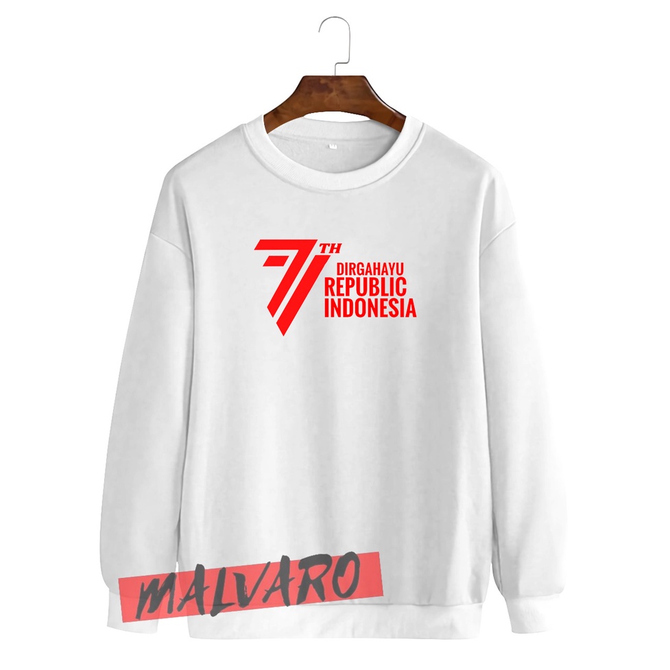 Crewneck HUT RI 77 2022 / Sweater 17 Agustus 1945 2022 / Sweater 17 Agustusan-2