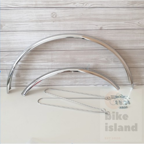 spakbor / fender / mudguard sepeda 26 chrome