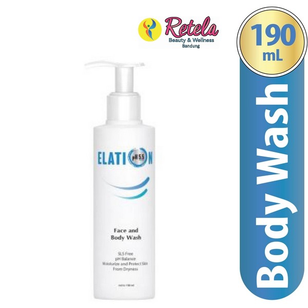 100% Original - Elation Liquid Face And Body Wash 190Ml /Sabun Wajah Dan Badan