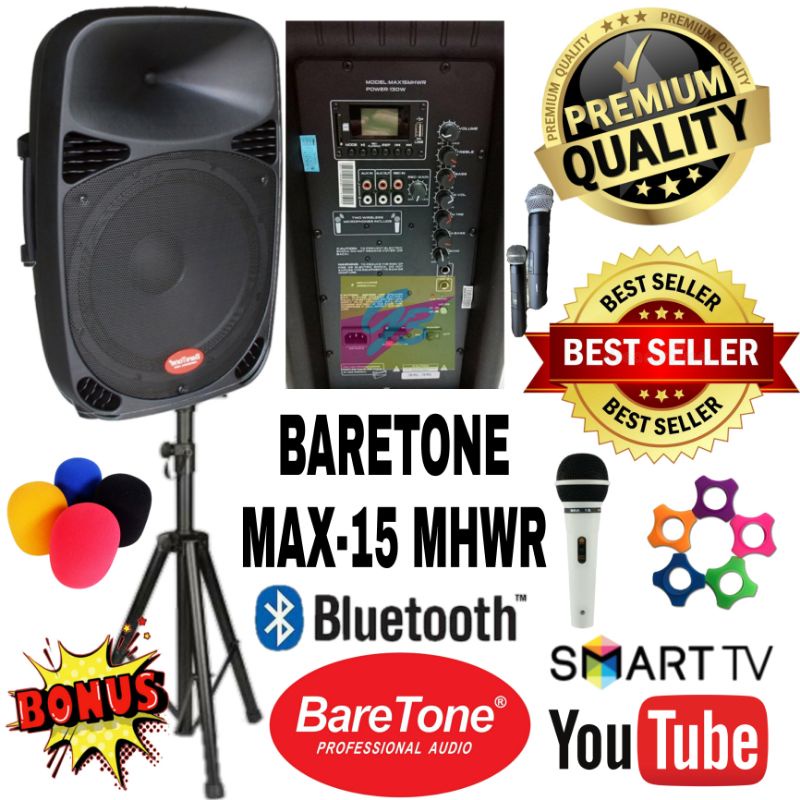 Jual Speaker Portable Meeting Wireless 15 Inch Baretone Max15mhwr Original Indonesia Shopee
