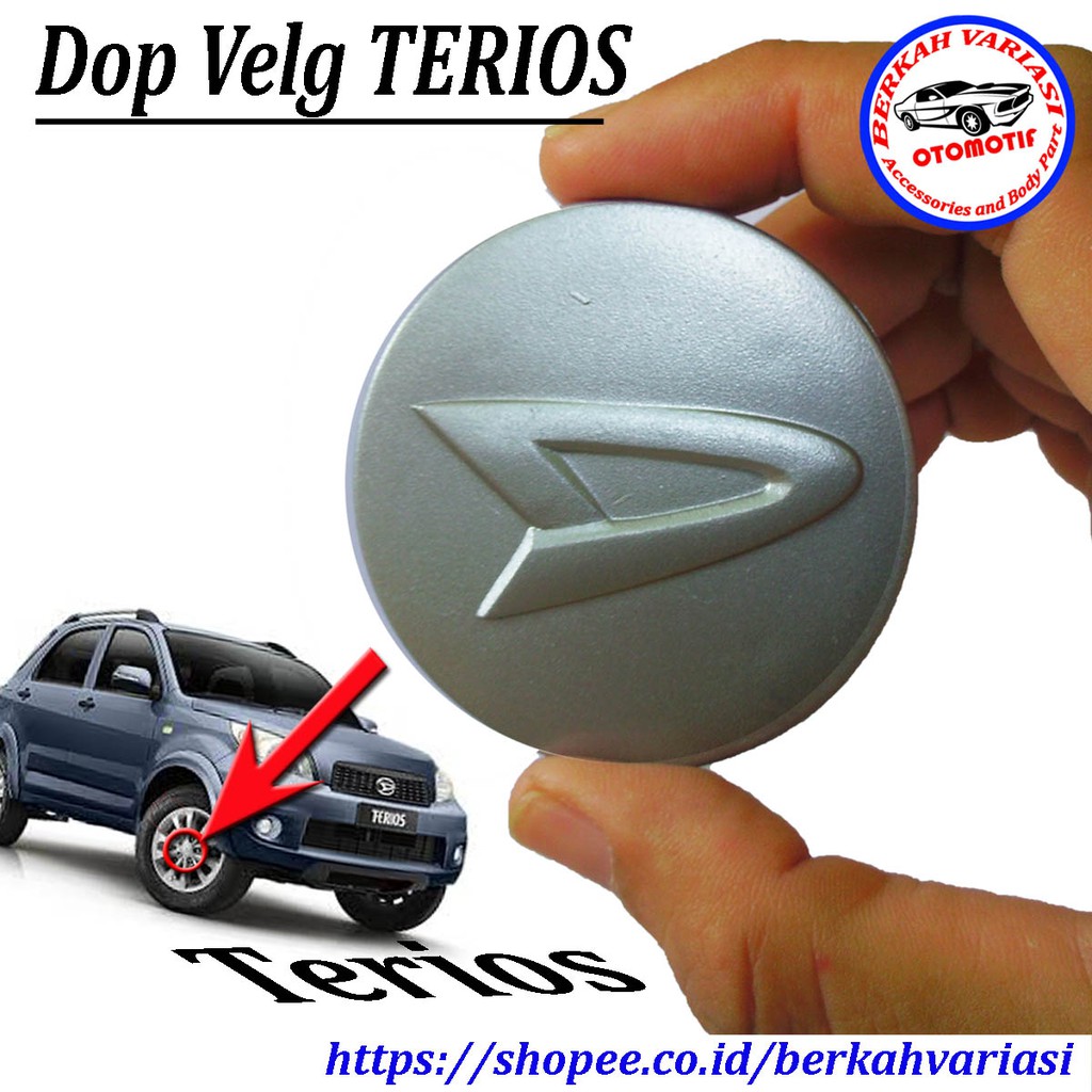 Dop Roda Tutup Lubang As Velg Racing Mobil Daihatsu Terios