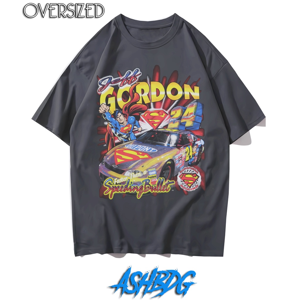 Nascar Jeff Gordon x Superman vintage Oversize t shirt