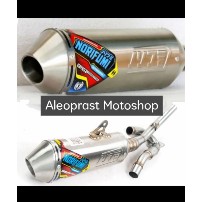Knalpot Kenalpot Gridz Kompetisi Original Norifumi KLX CRF DTRACKER WR