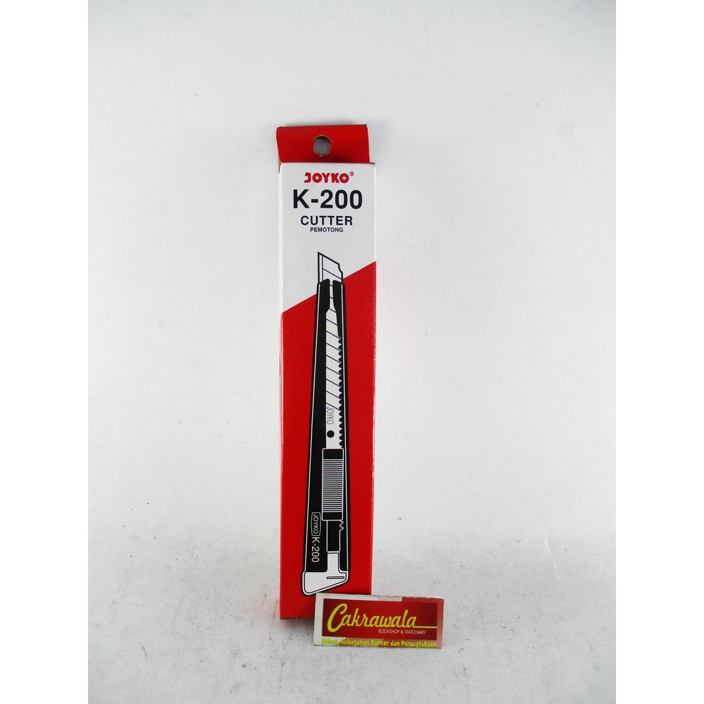 

Cutter Joyko K-200 | Alat Tulis Joyko | Alat Kantor Terbaik | Best Seller