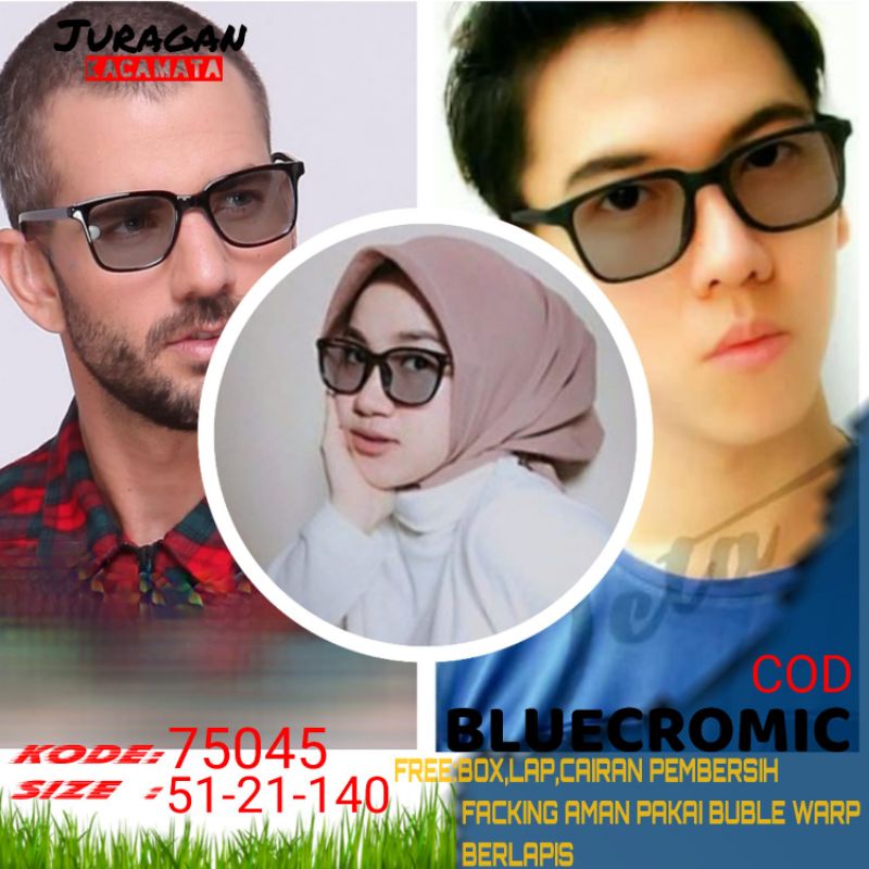 KACAMATA BLUECROMIC,KACAMATA PHOTOCROMIC,KACAMATA ANTIRADIASI,KACAMATA PRIA/WANITA,KACAMATA NORNAL,M