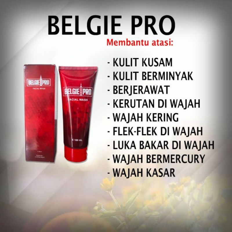 Belgie Pro Paket 5 Botol Serum &amp; Wash Belgie Original 100%