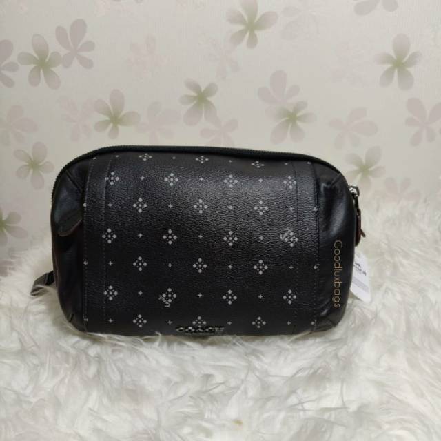 ORIGINAL Tas Pinggang Pria Coach Graham Utility Pack Black Multi