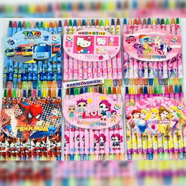 

Crayon Putar / Rolling Crayon 12 Colours T-TC 1