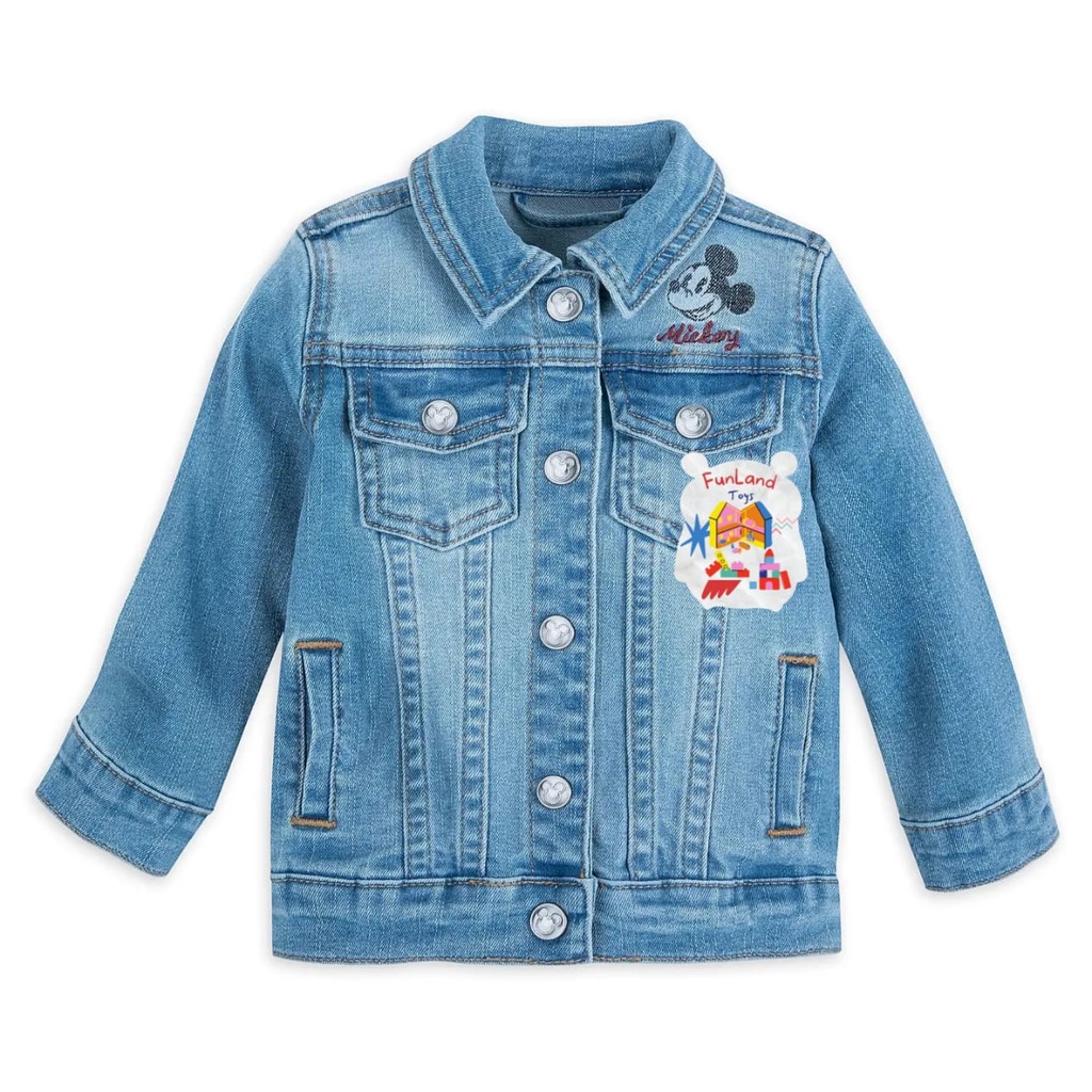 Disney Mickey Mouse Denim Jacket for Baby Size 12M - 18M