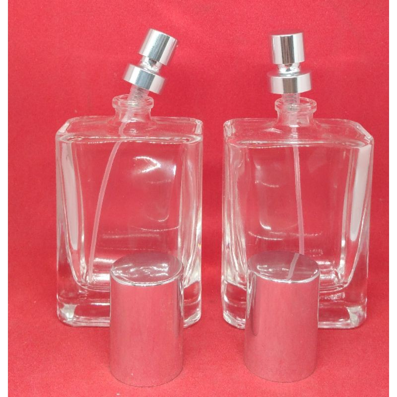 BOTOL PRES KOTAK 50 ML,BOTOL SPRAY KACA