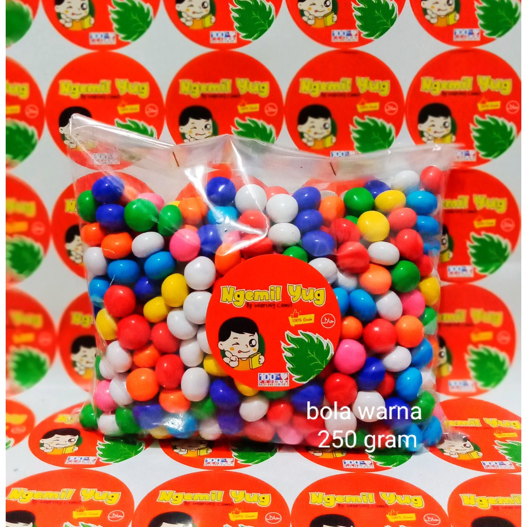 

Biskuit Bola Warna Warni - 250gr / Crispy Wafer Ball Manis