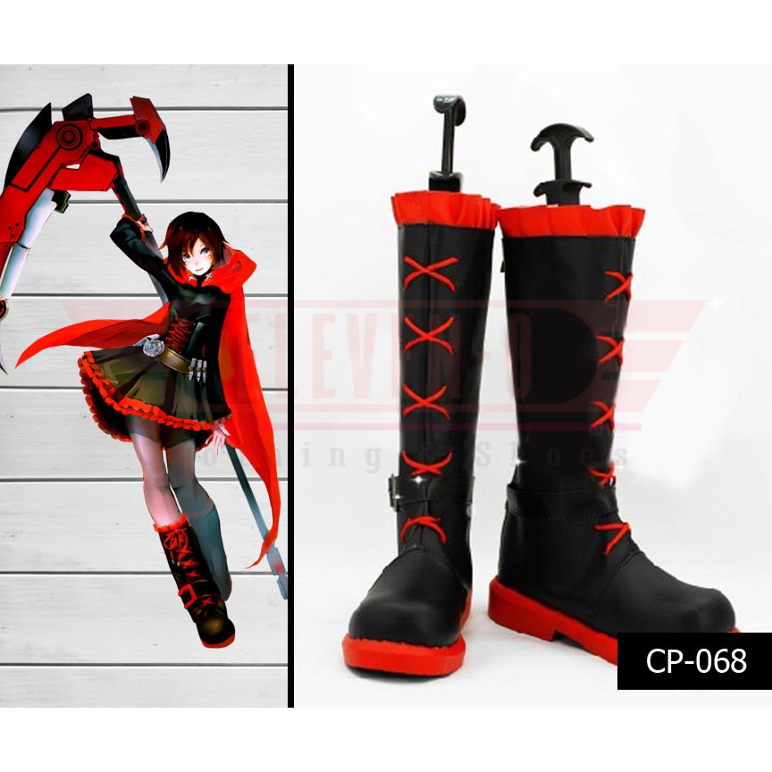 Sepatu Cosplay RWBY Ruby Rose