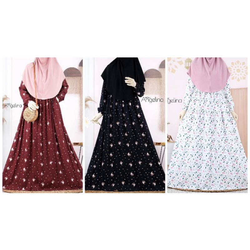 Dress By Atelier Angelina (Magnolia Black, Magnolia Maroon, Mixed Floral)