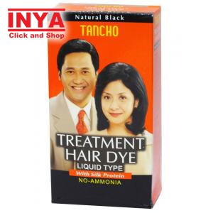 Pewarna Rambut TANCHO BLACK 20ml LIQUID - Semir Rambut Cair