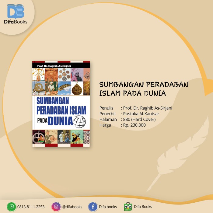 

MUST HAVE!! SUMBANGAN PERADABAN ISLAM PADA DUNIA TERBARU