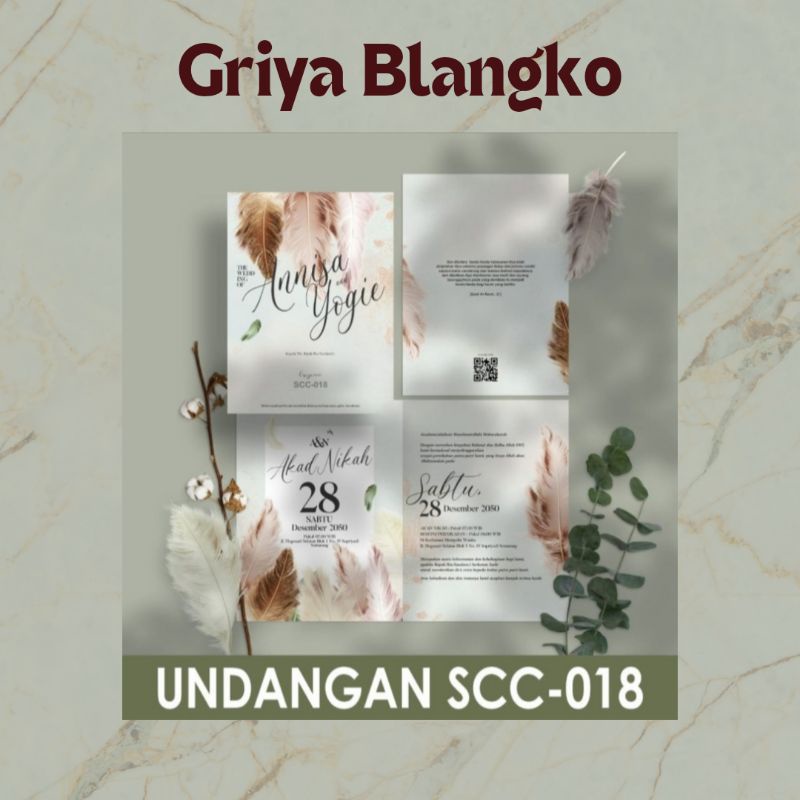 Blangko Undangan Griya Blangko SCC-018